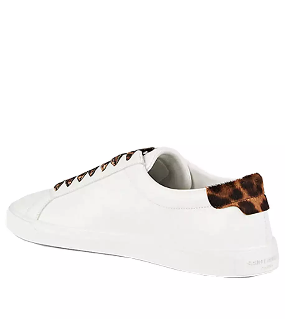 Andy Pony Leopard Sneakers, White/Leopard