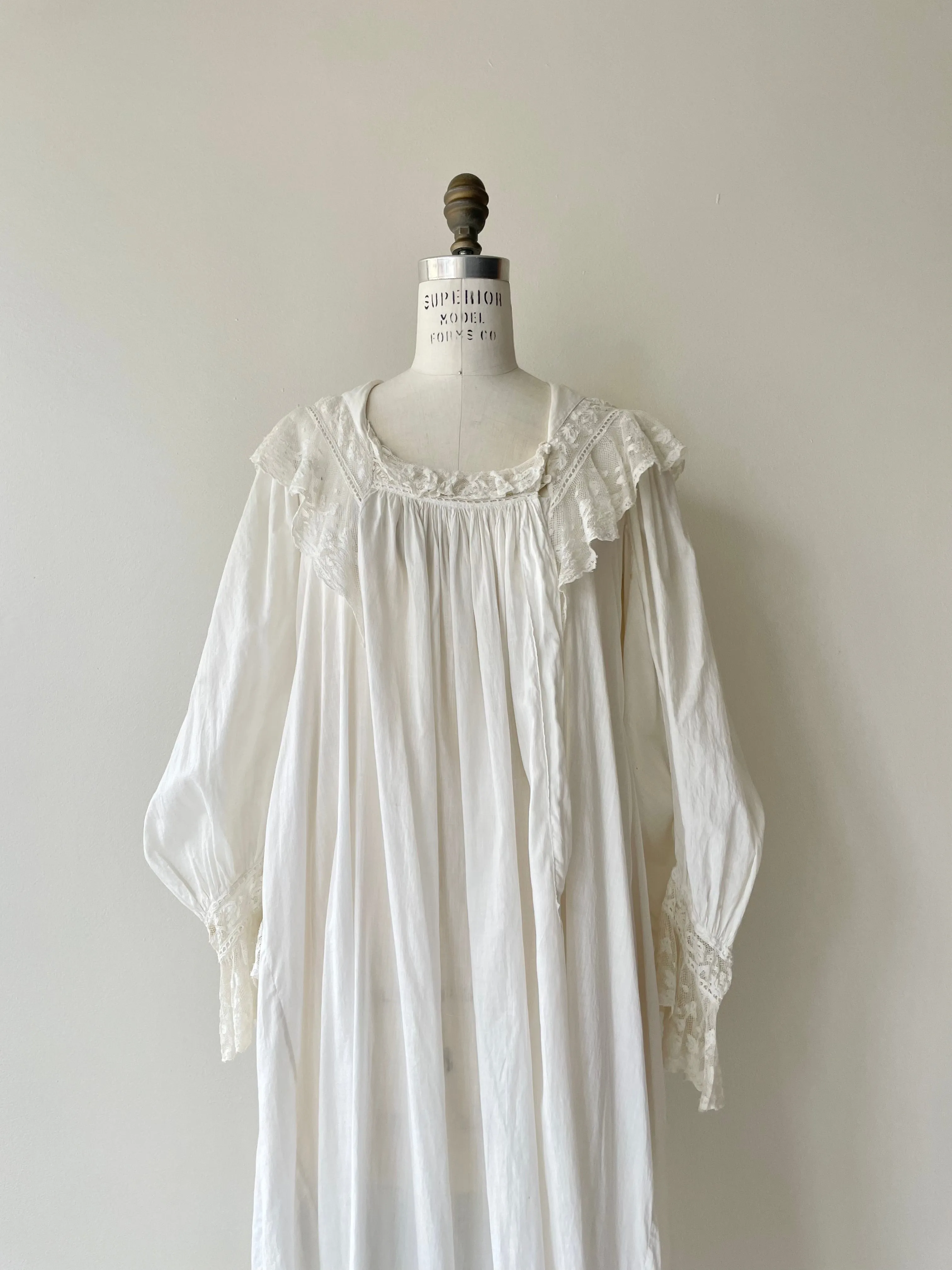 Antique Victorian Trousseau Nightgown | 1900s