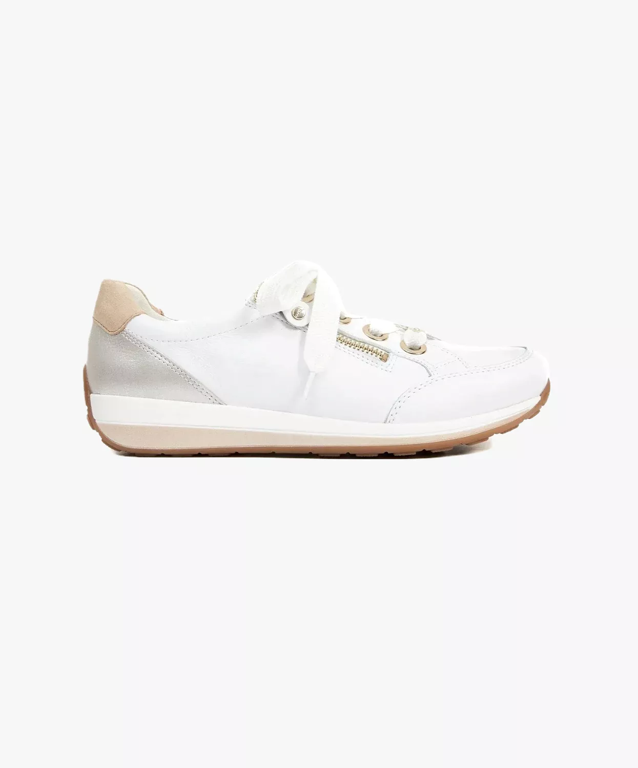 Ara Osaka High Soft White Sneakers