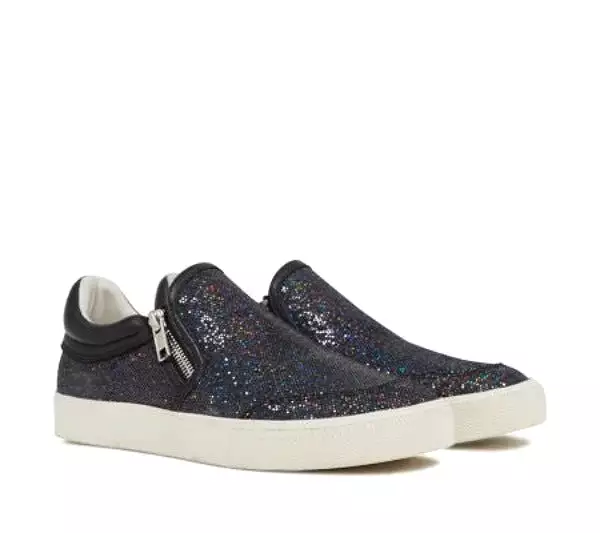 Ash Women's Intense Bis Fashion Sneaker  -Black Twinkle-