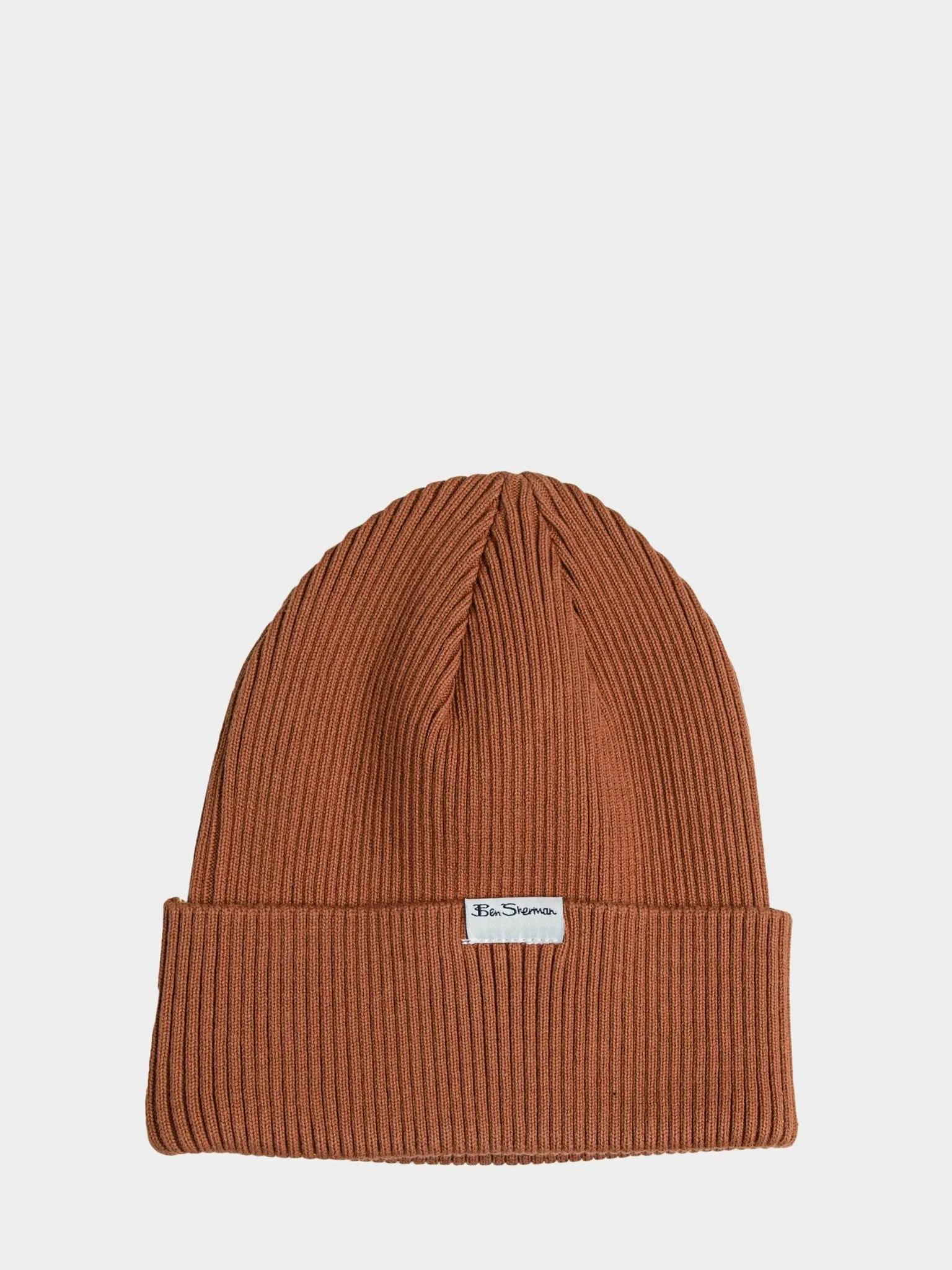 Ben Sherman Bshead038 Targy Rib Beanie Mocha