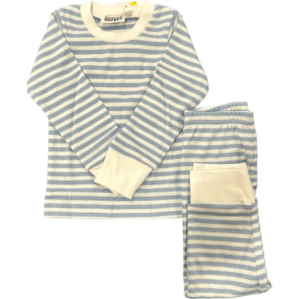 Benben Stripe Pajamas, Blue