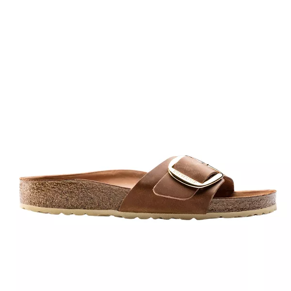 Birkenstock Women's Madrid Big Buckle Cognac