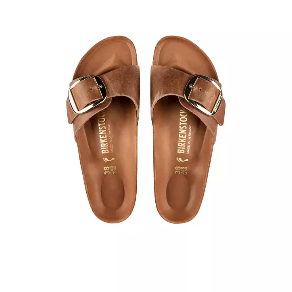 Birkenstock Women's Madrid Big Buckle Cognac