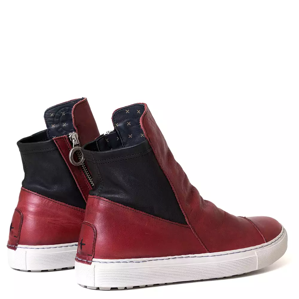 Bret Women's High-Rise Leather Sneaker