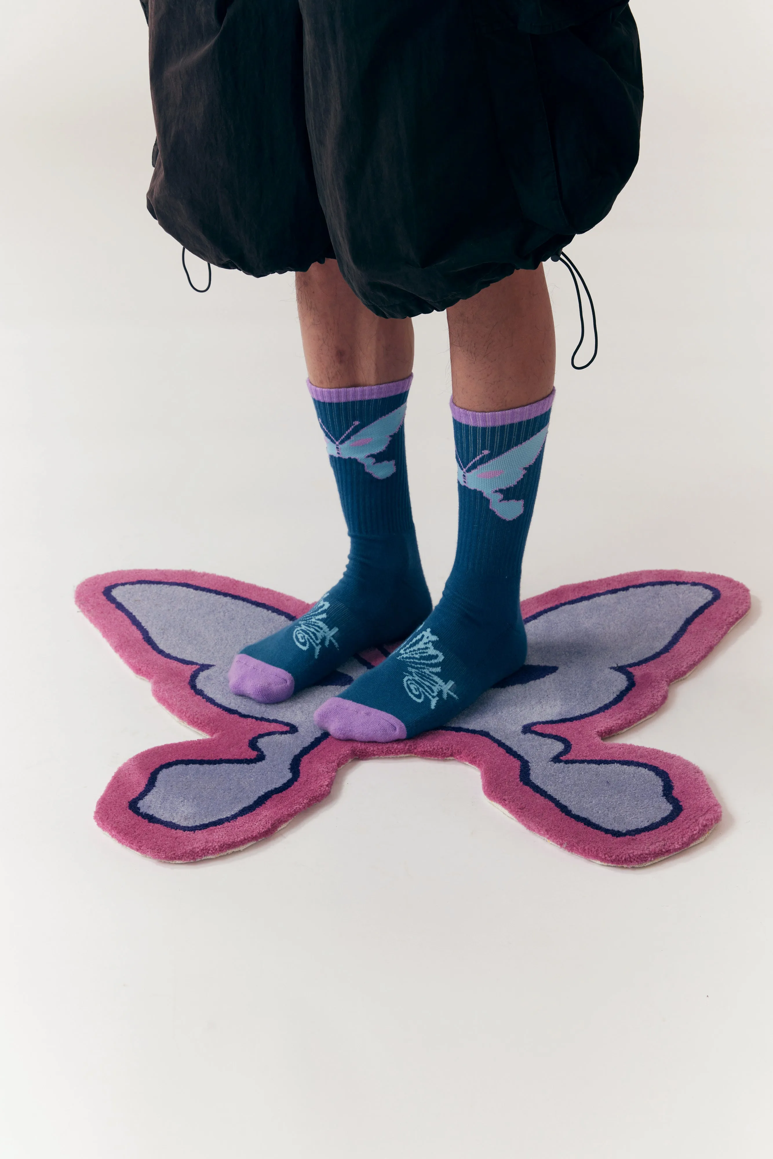 BUTTERFLY KISS SPORTS SOCK