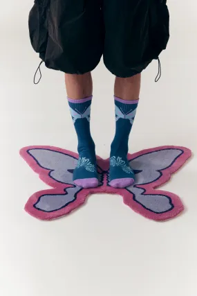 BUTTERFLY KISS SPORTS SOCK