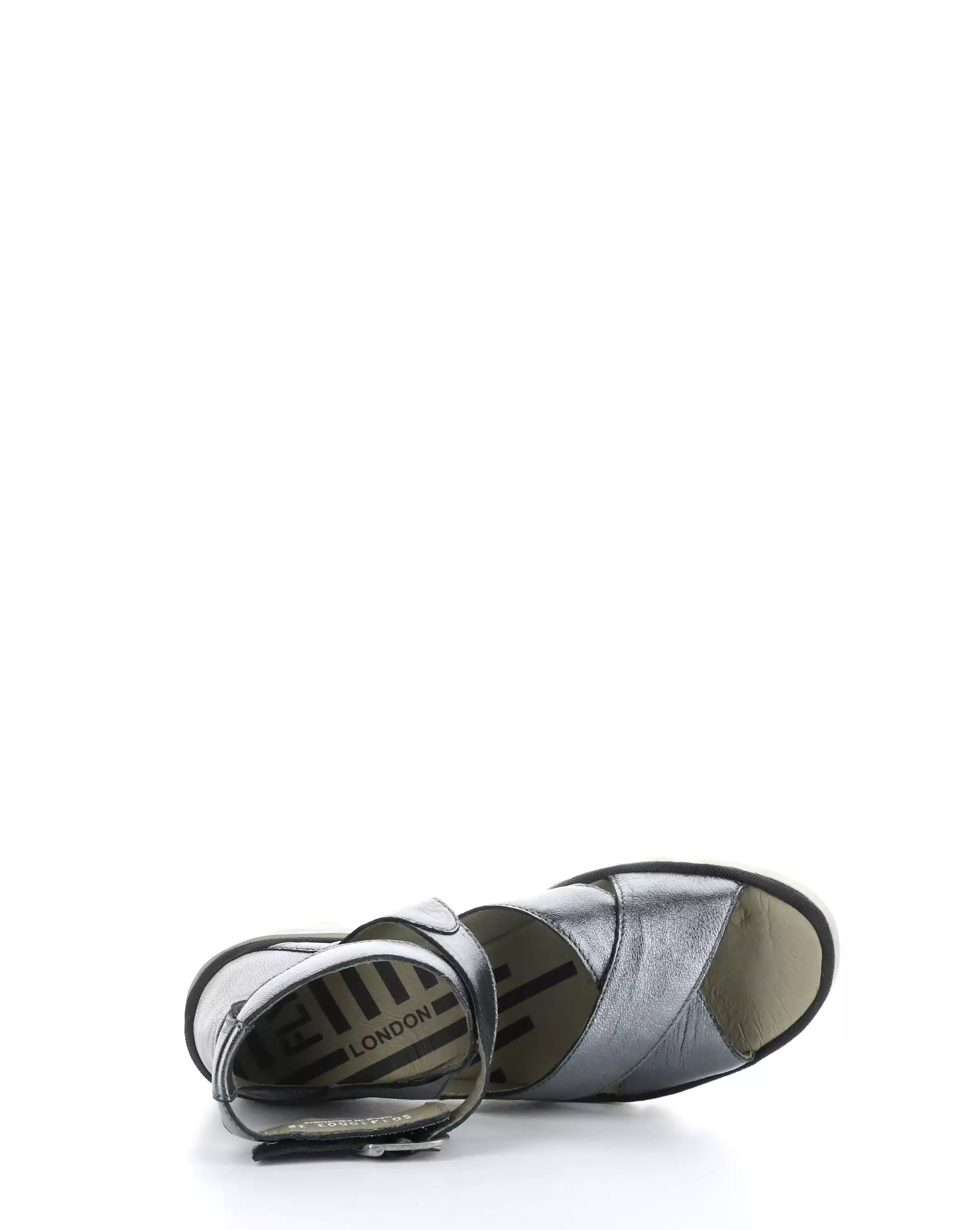 BYRE410FLY 003 GRAPHITE Velcro Sandals