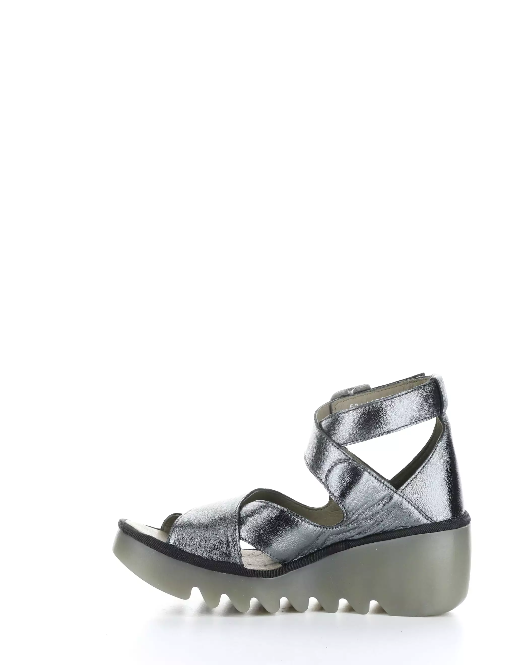 BYRE410FLY 003 GRAPHITE Velcro Sandals