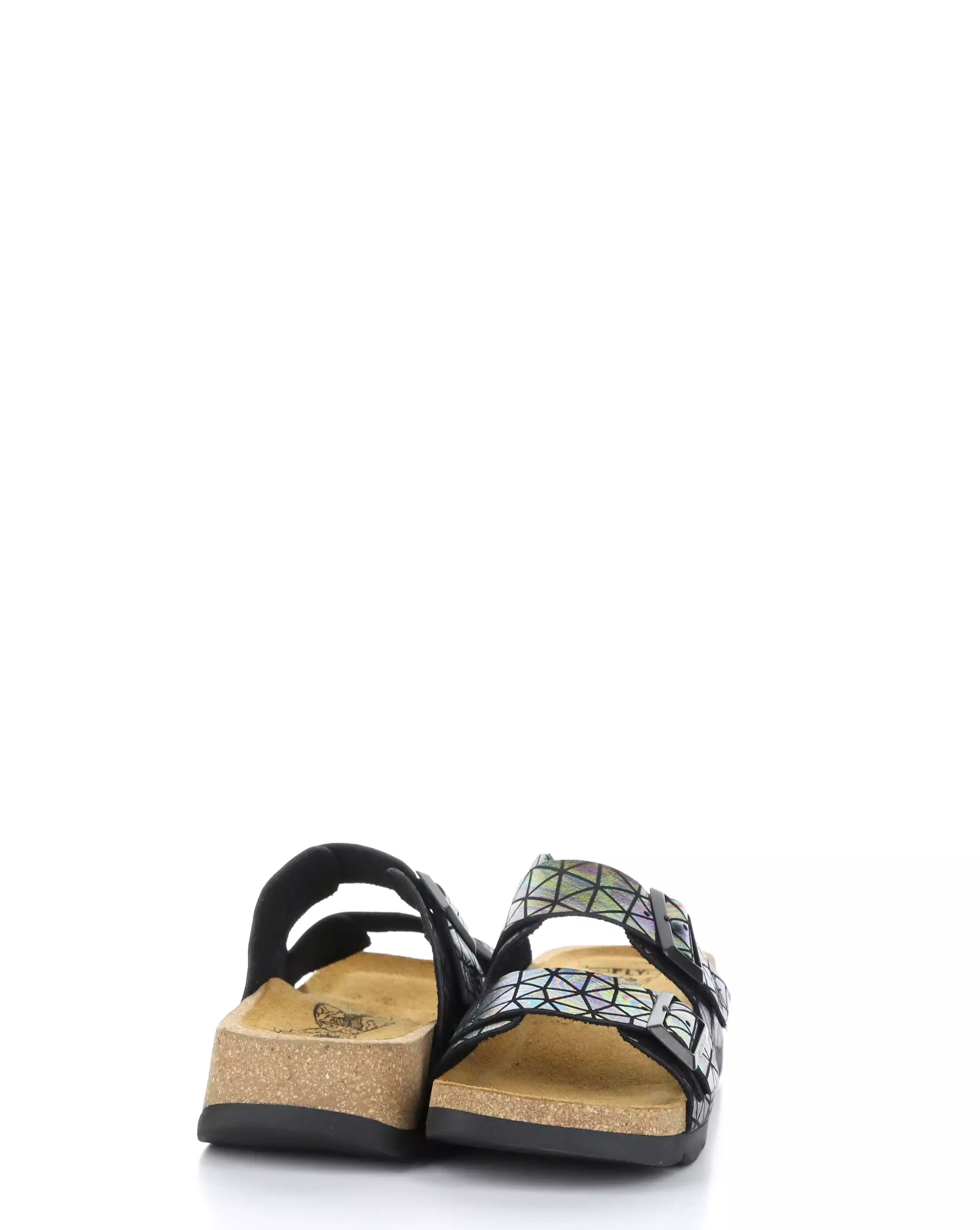 CAJA721FLY 011 BLACK PETROL Slip-on Sandals