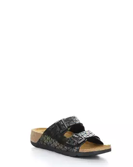 CAJA721FLY 011 BLACK PETROL Slip-on Sandals