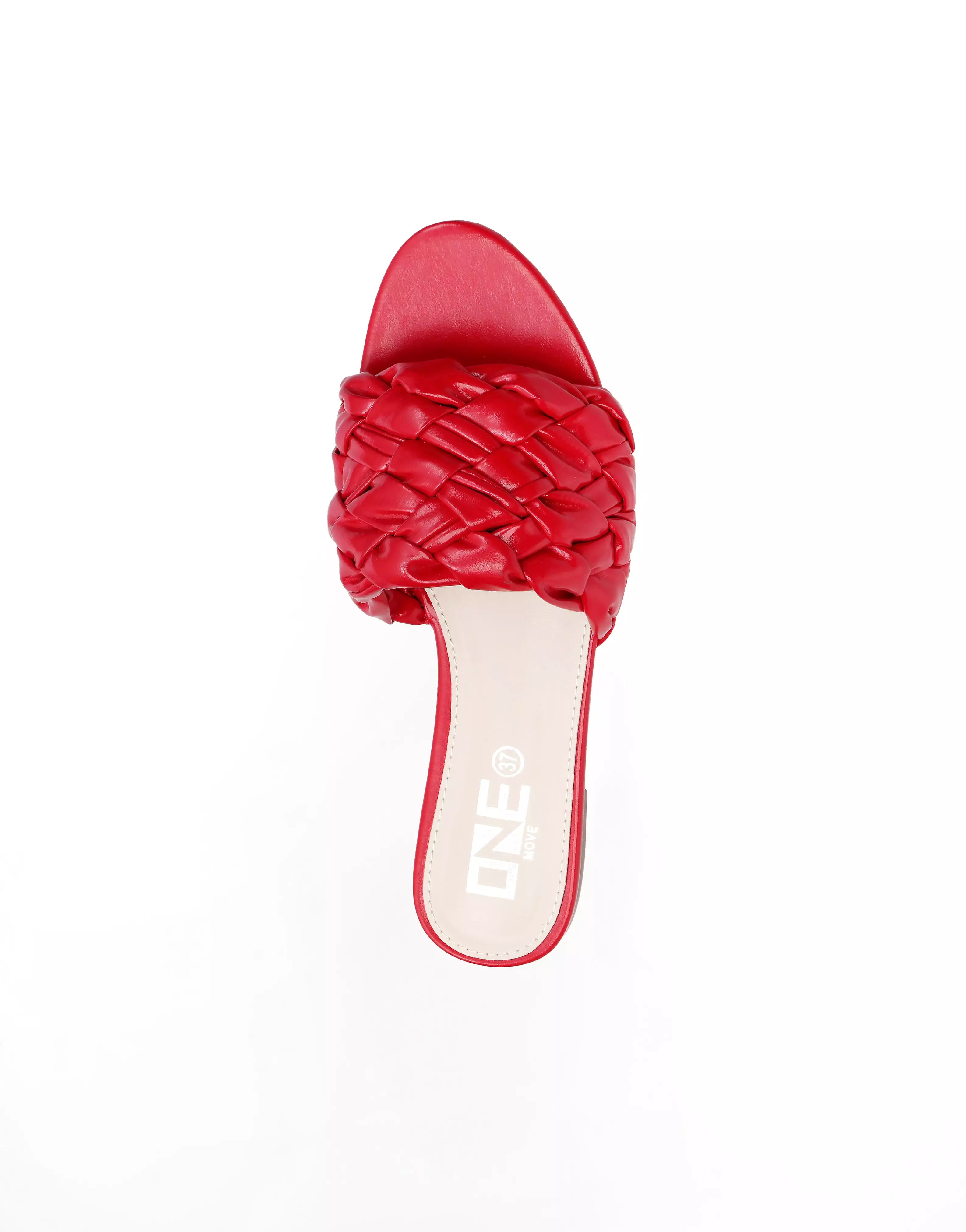 Comfort Textured Slippers Red