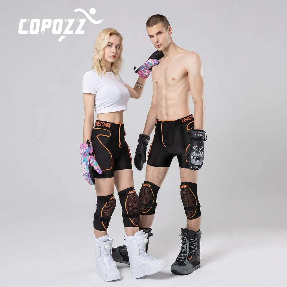 COPOZZ Outdoor Ski Knee Pads For Motorcycle And Skating Sports