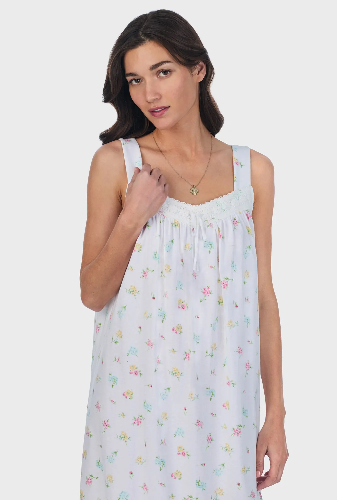 Cottage Bouquet Cotton Short Nightgown