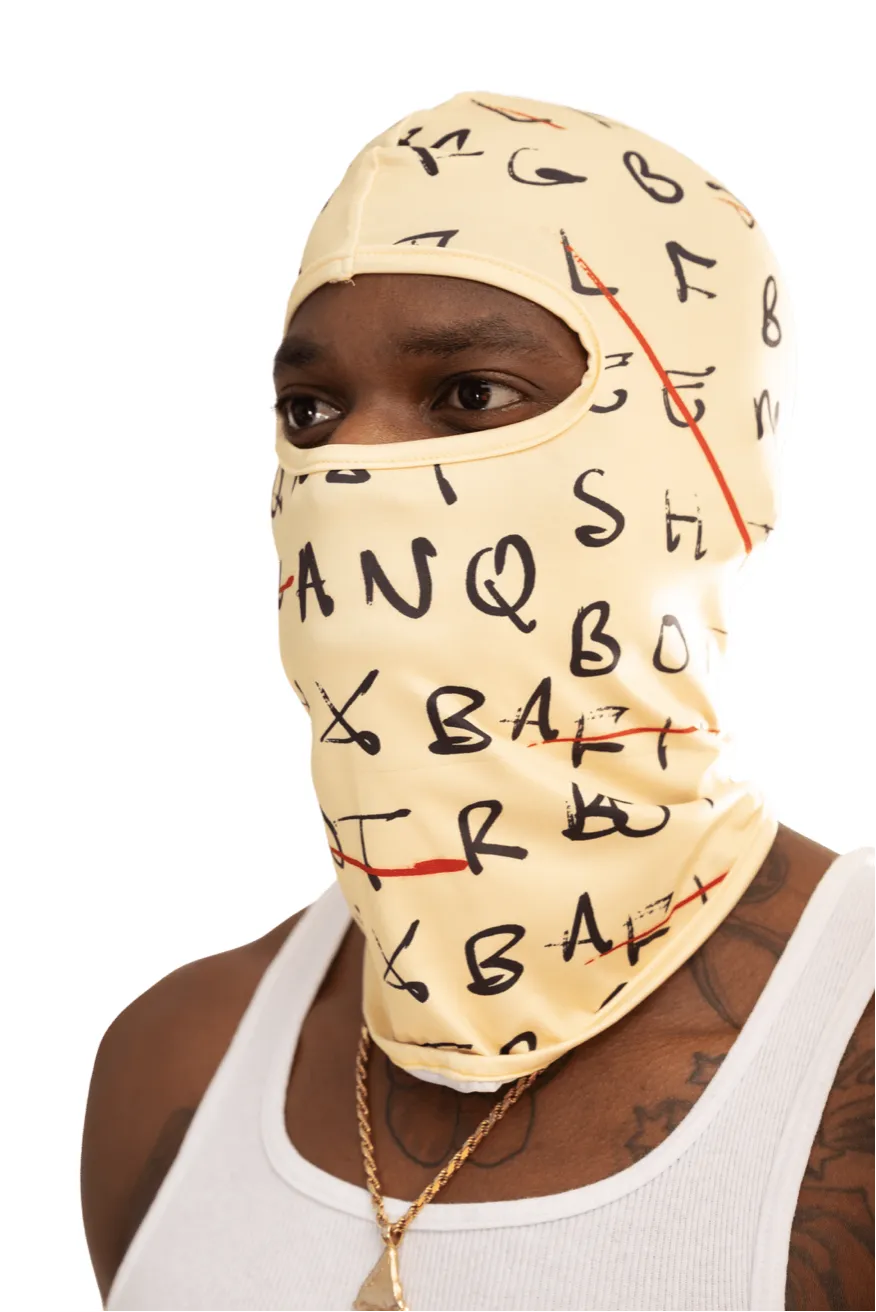 Crossword Ski-Mask(Cream)