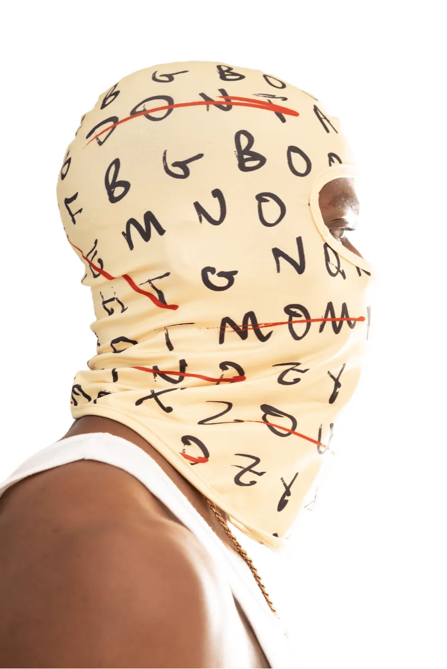 Crossword Ski-Mask(Cream)