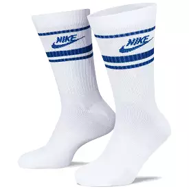 Dri-FIT Everyday Essential Crew Socks Three Pack White/Blue - SS24