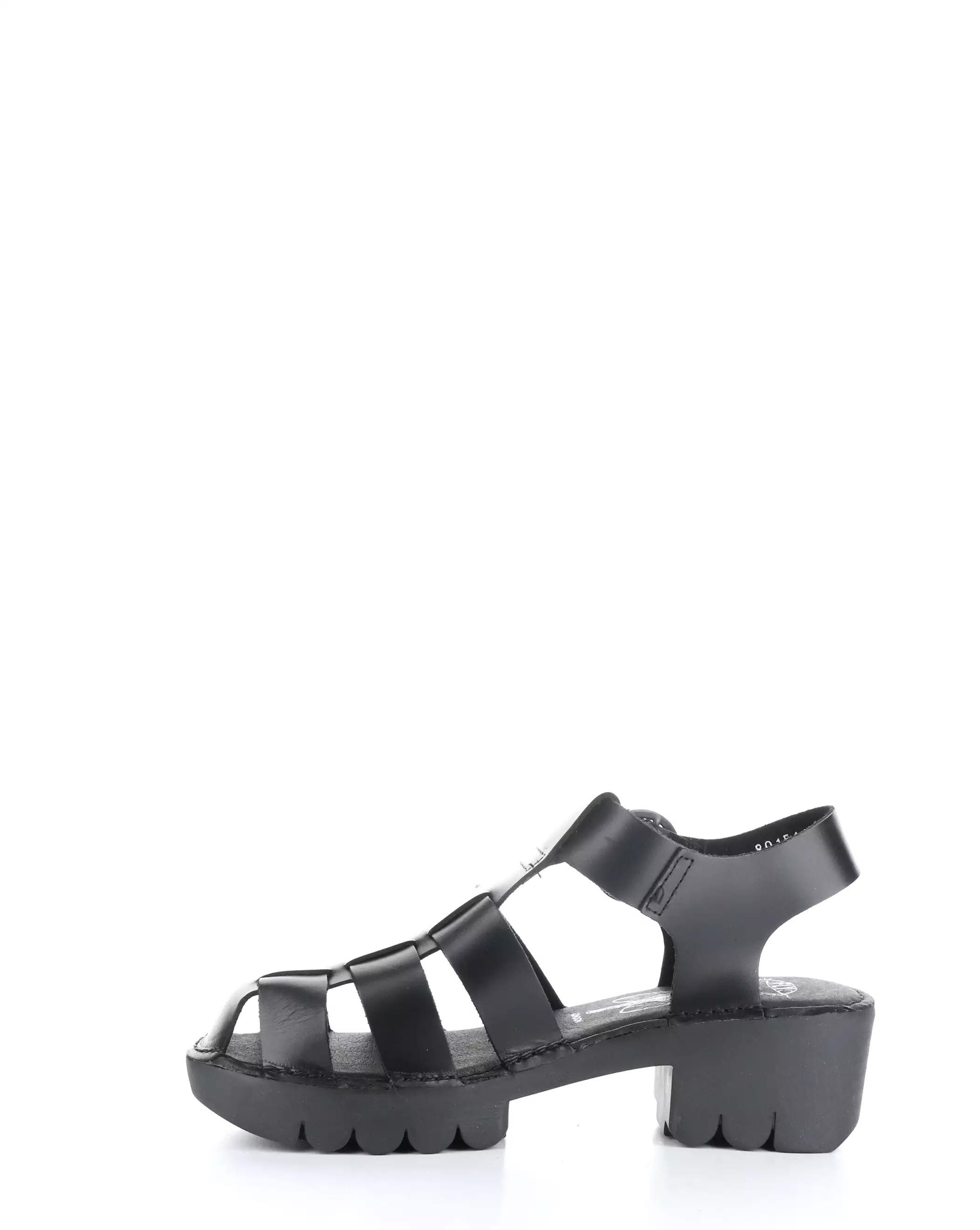 EMME511FLY 005 BLACK Round Toe Sandals