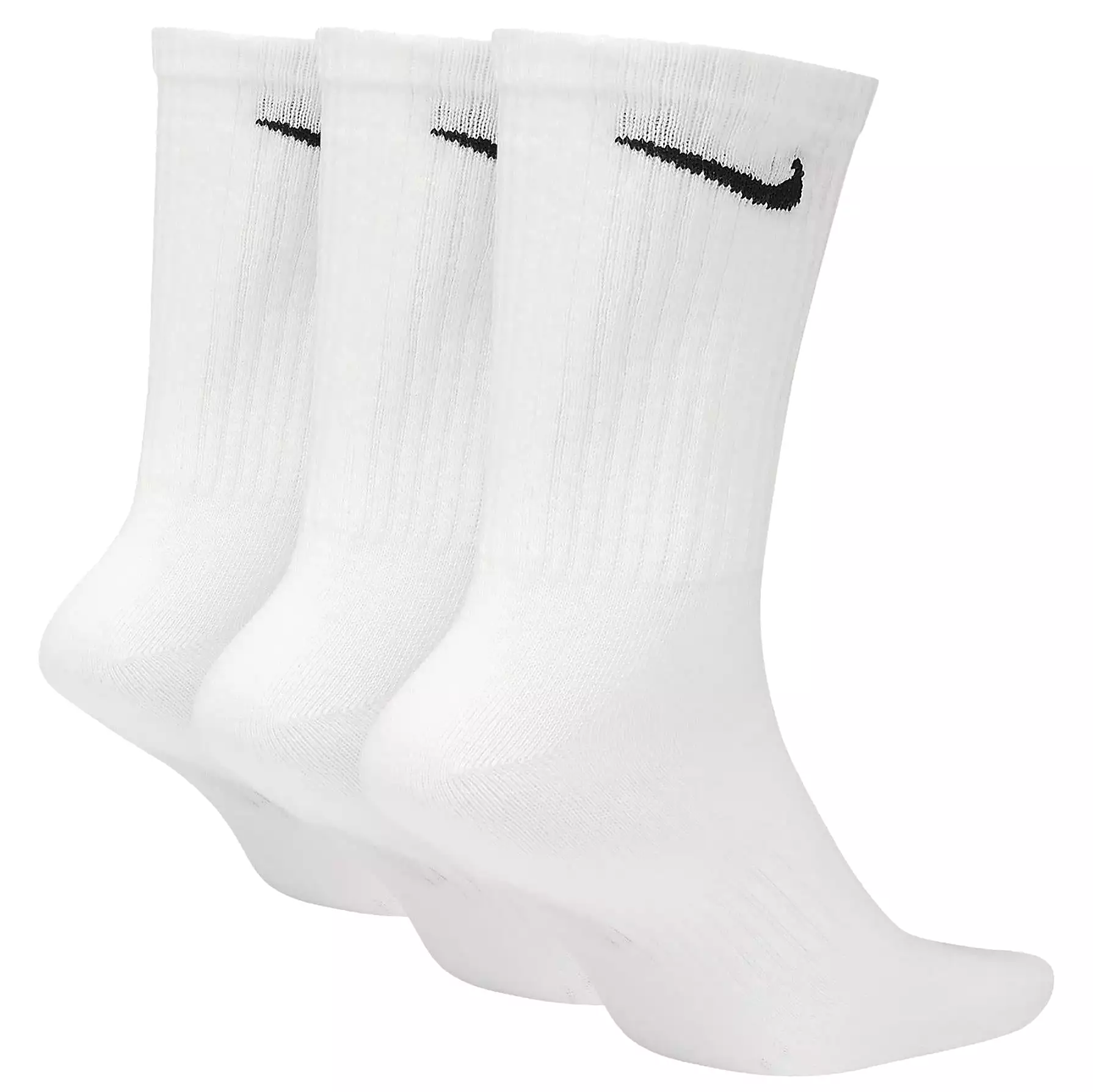 Everyday Lightweight Crew Sock (3 Pairs) White - 2024