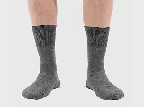 FitVille Diabetics Loose Ankle Socks Pack of 5 (Unisex)