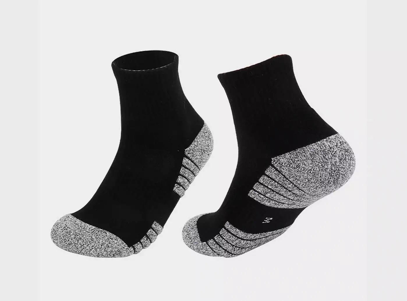 FitVille SportStep Athletic Ankle Socks 3-Pair Bundle (Unisex)