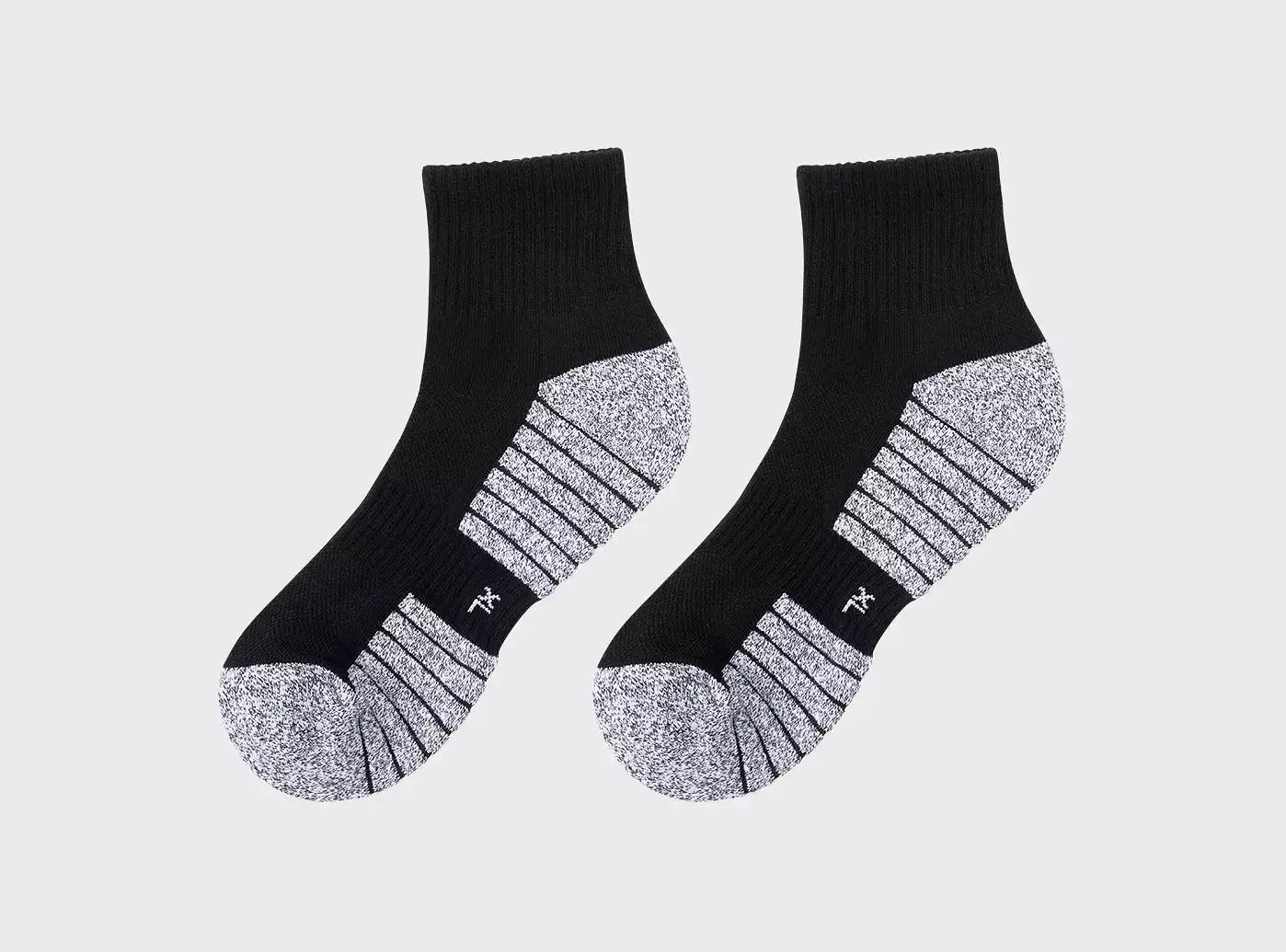 FitVille SportStep Athletic Ankle Socks 3-Pair Bundle (Unisex)