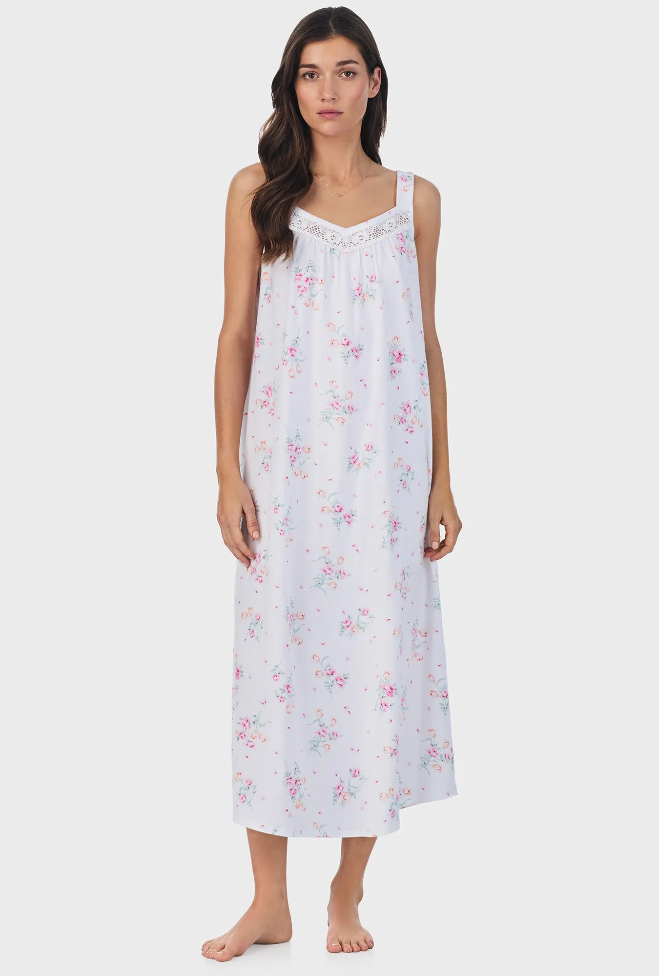 Floral Bouquet Cotton Ballet Nightgown