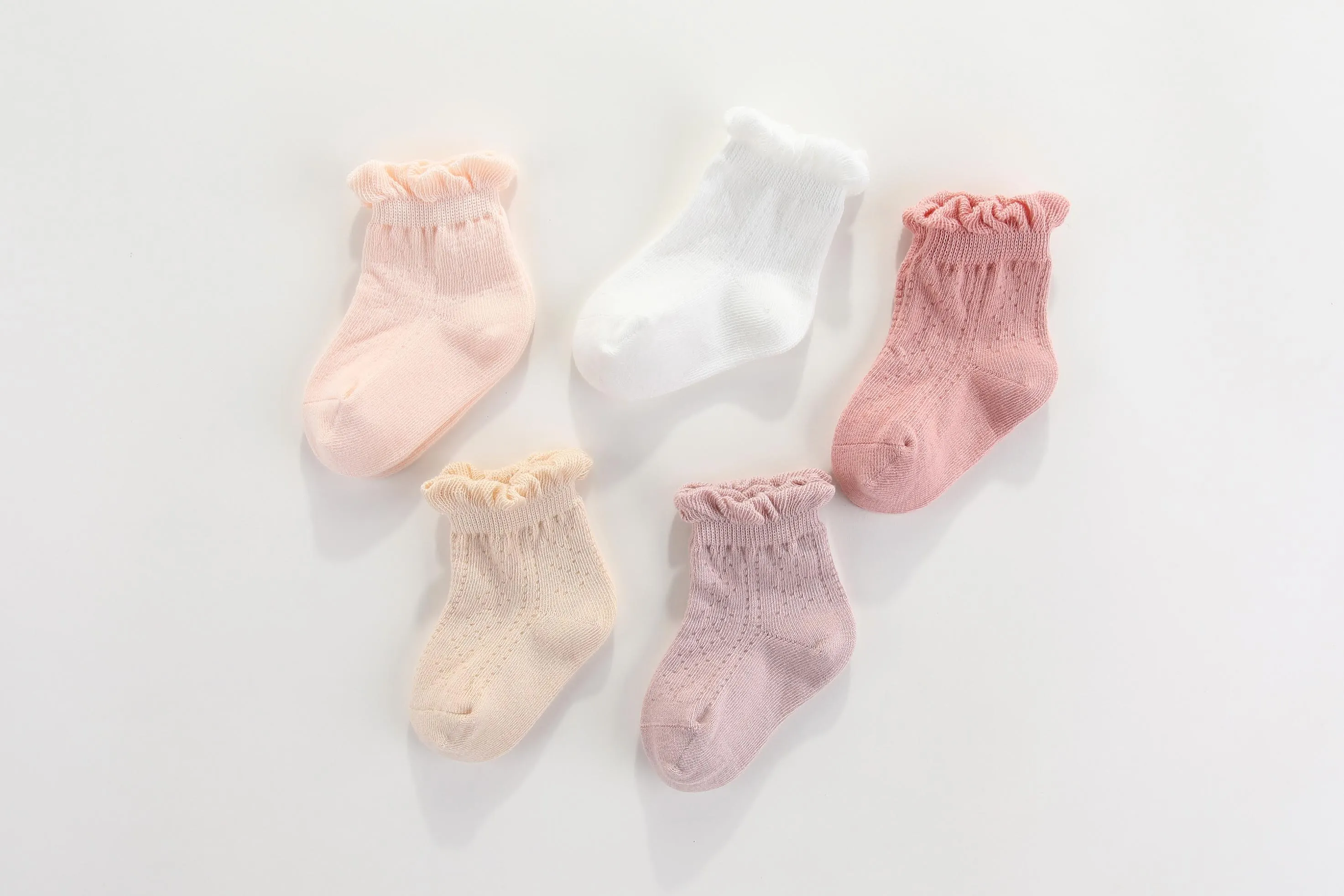 Frilly Crew Socks, single - 0-1, 1-2Y, 2-4Y, 4-6Y, 6-8Y