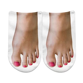 Funny Two Left Feet Printed on Socks for Women