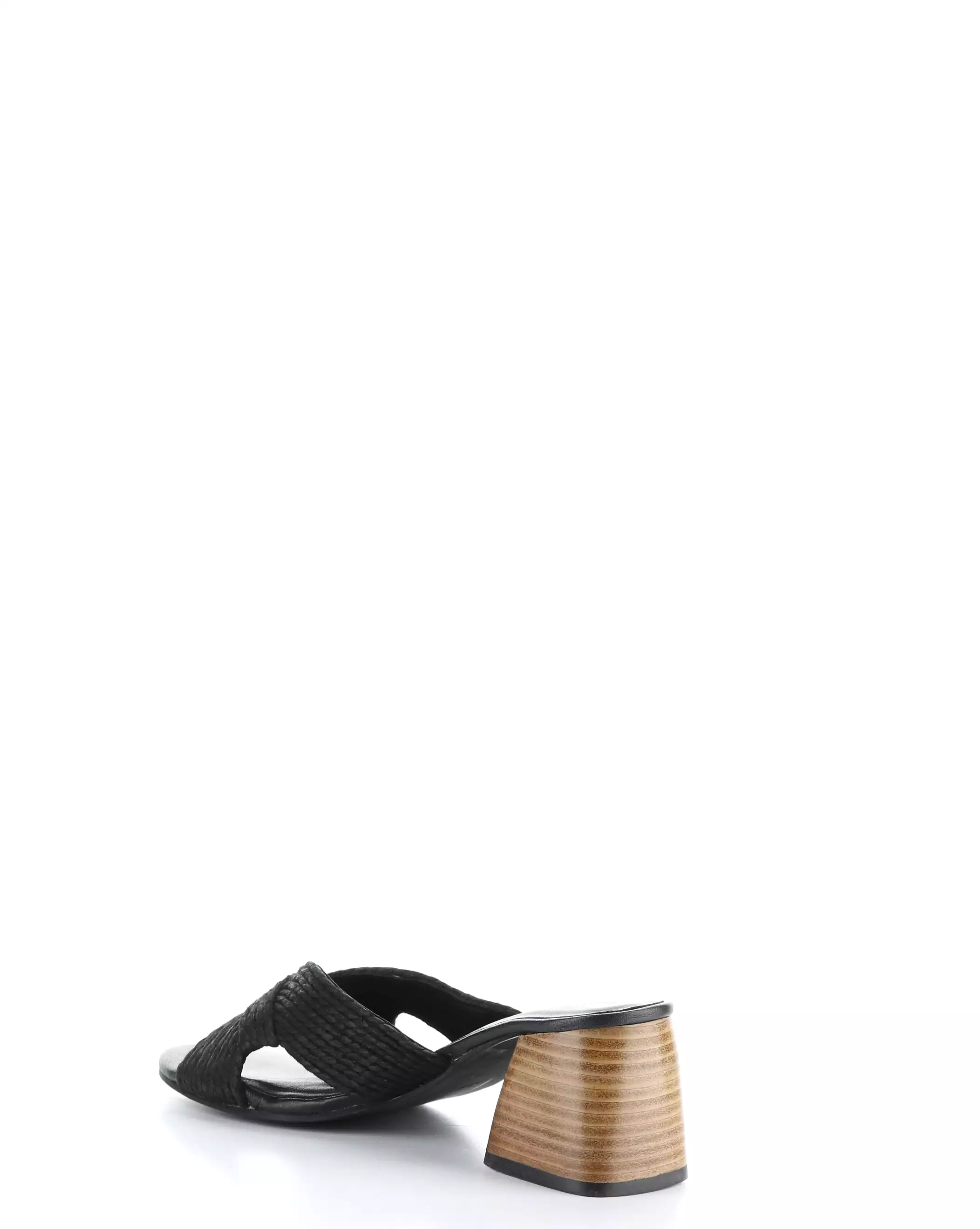 GESSA BLACK Slip-on Sandals