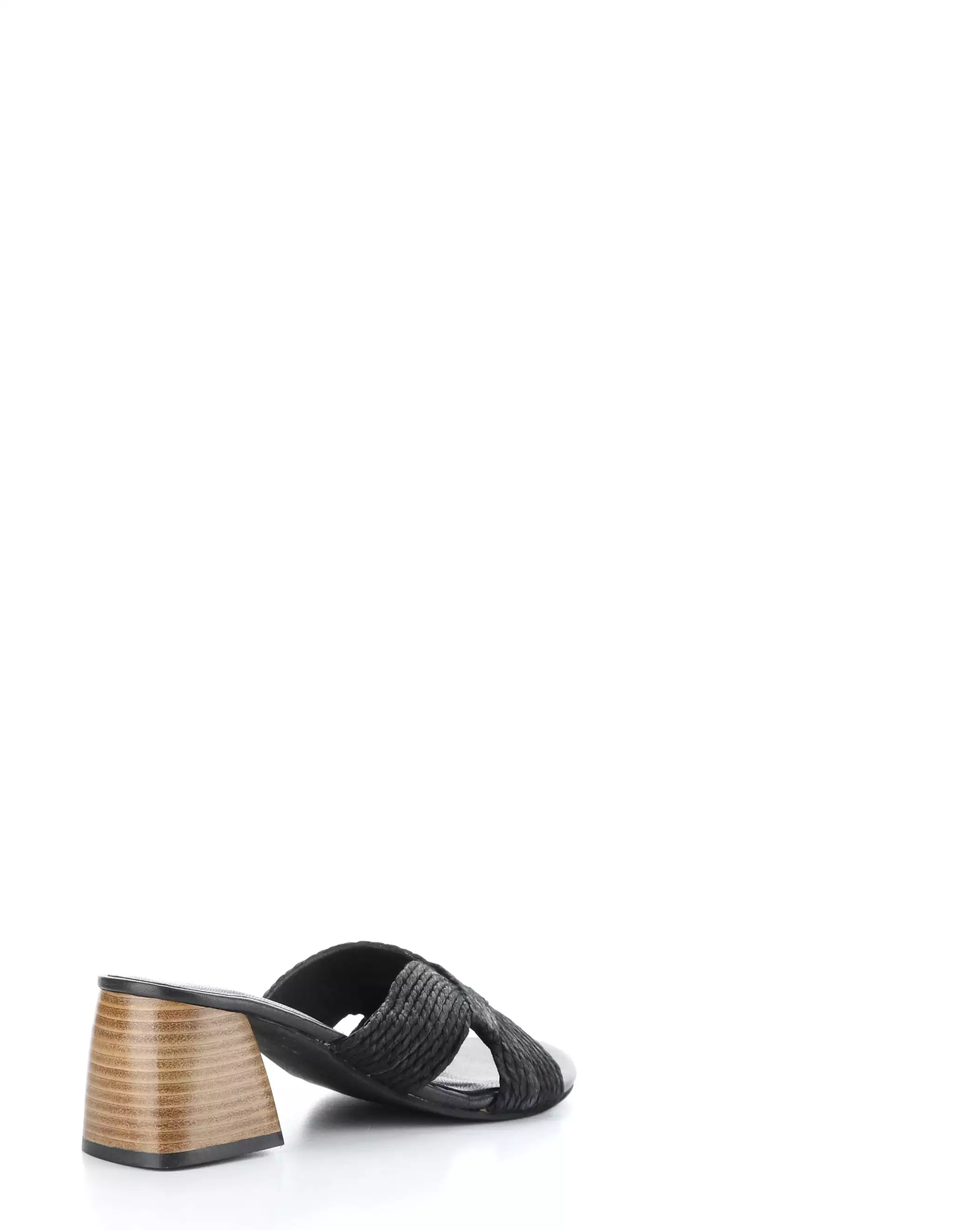 GESSA BLACK Slip-on Sandals