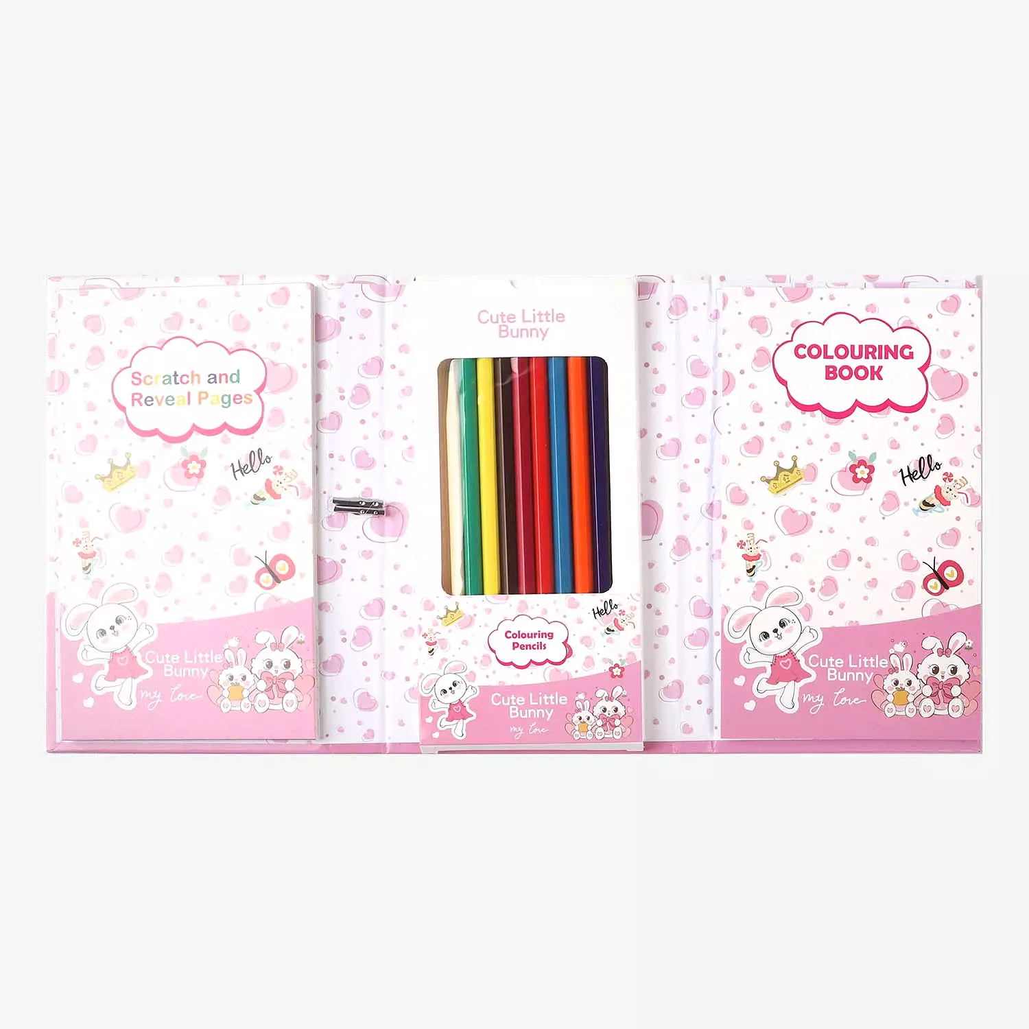 Gift Set Coloring, Scratching For Kids