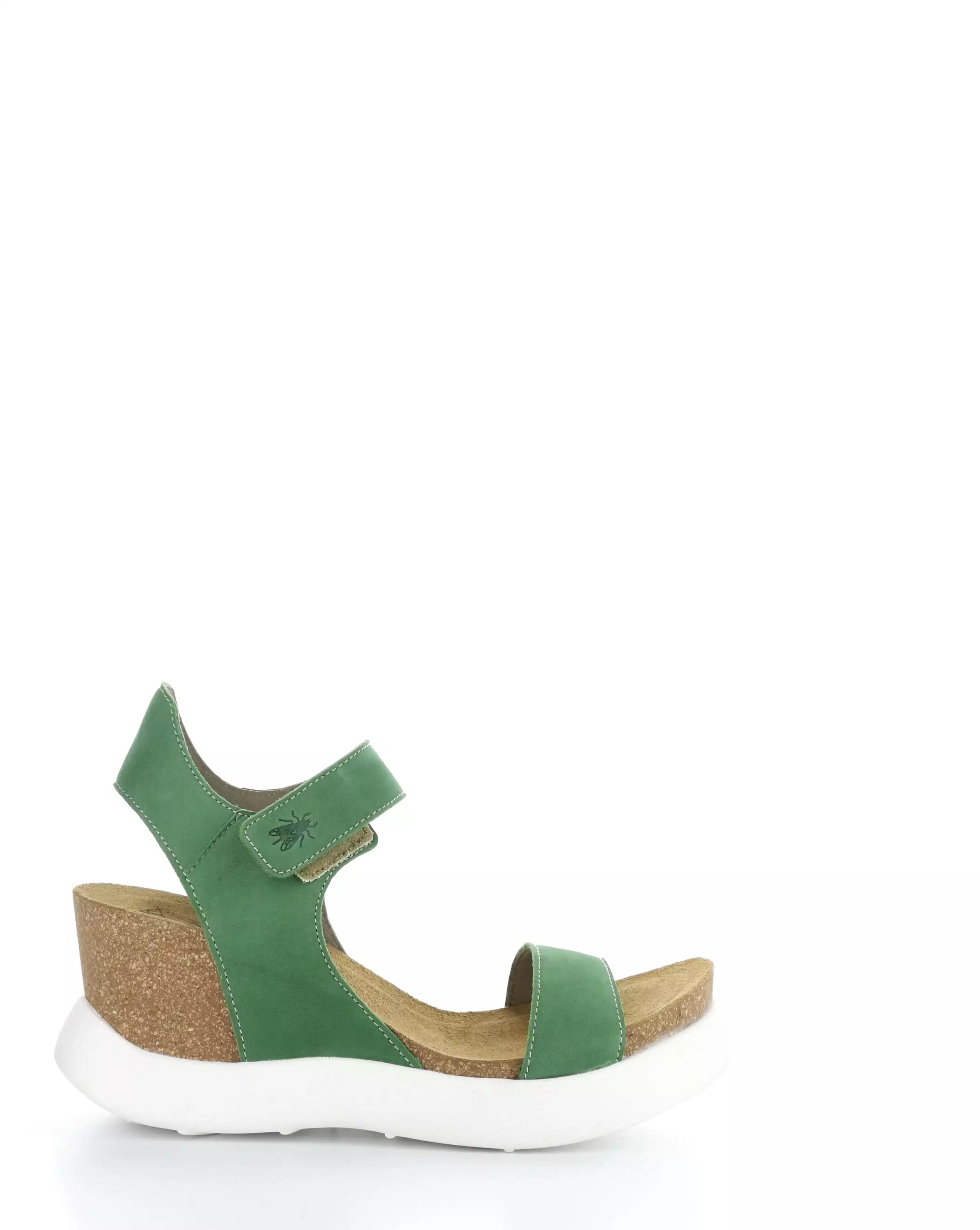 GOGO967FLY 003 LIME GREEN Velcro Sandals