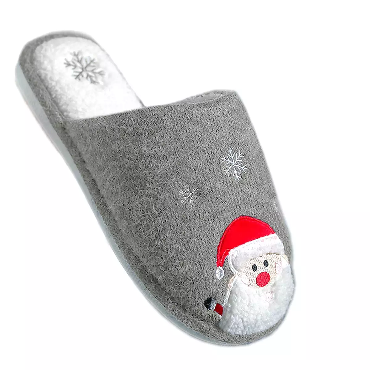 Haute Edition Women's Holiday Christmas Scuff Slide On Slippers