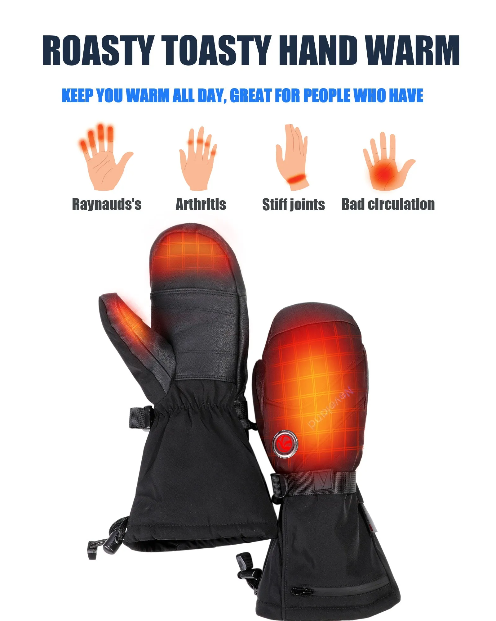 Heated Mittens Gloves