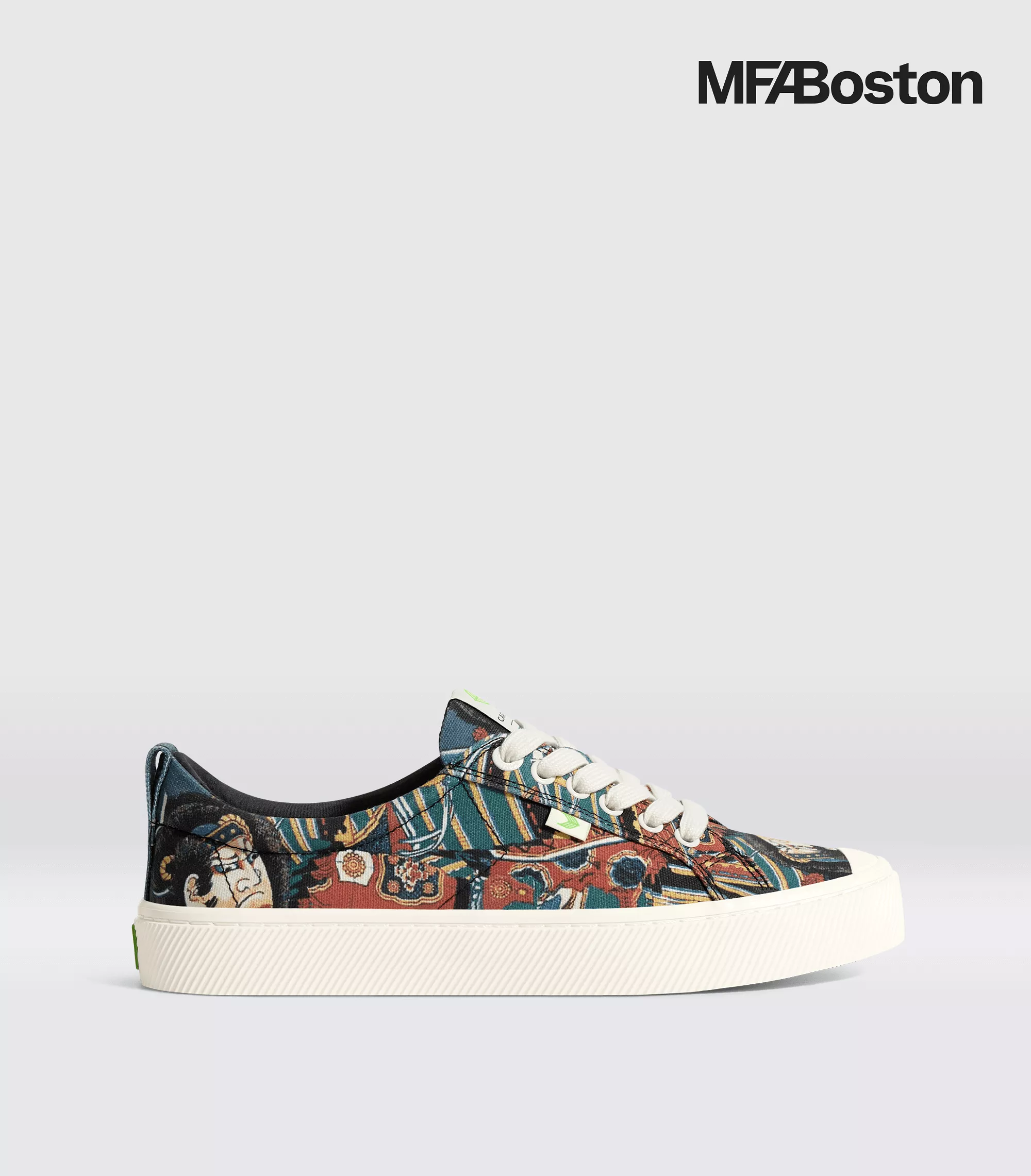 Hokusai OCA Low Warrior Print Canvas Sneaker Women