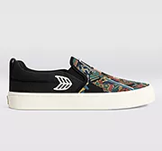 Hokusai SLIP-ON Warrior Print Canvas Sneaker Women