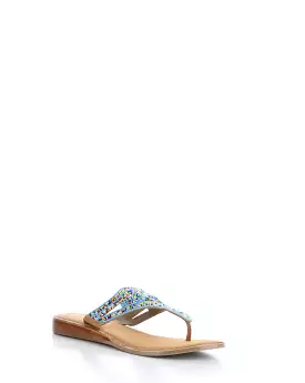 JILLY BLUE MULTI Slip-on Sandals