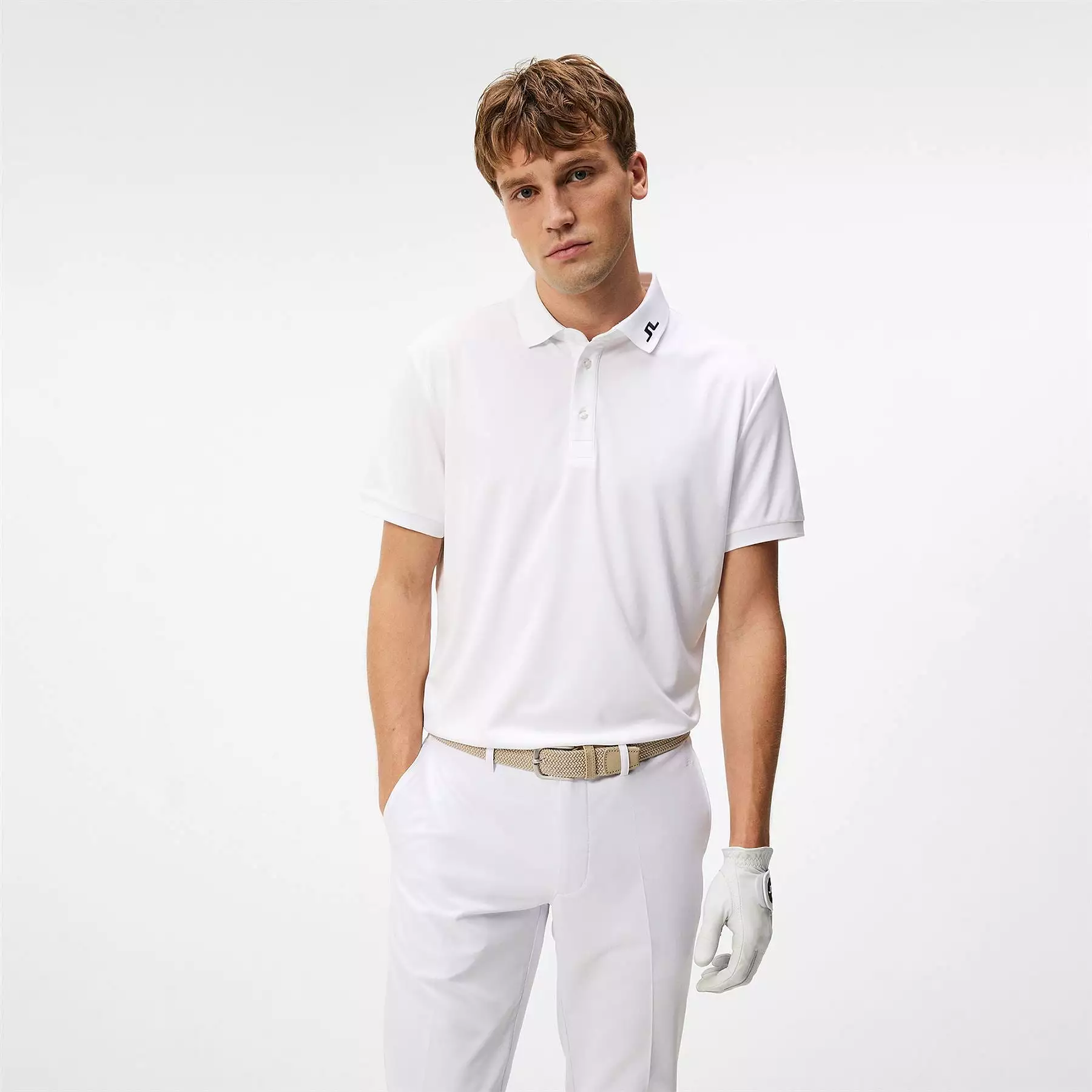 KV Regular Fit TX Jersey Polo White - SS24