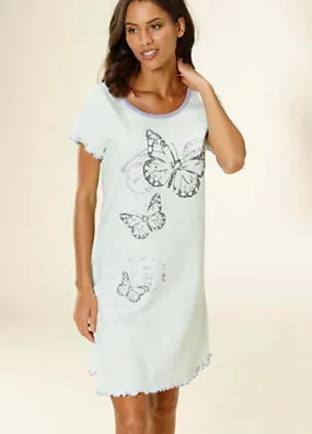 LASCANA Butterfly Print Nightgown | Grattan