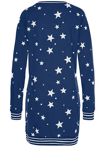 LASCANA Star Print Nightgown | Grattan