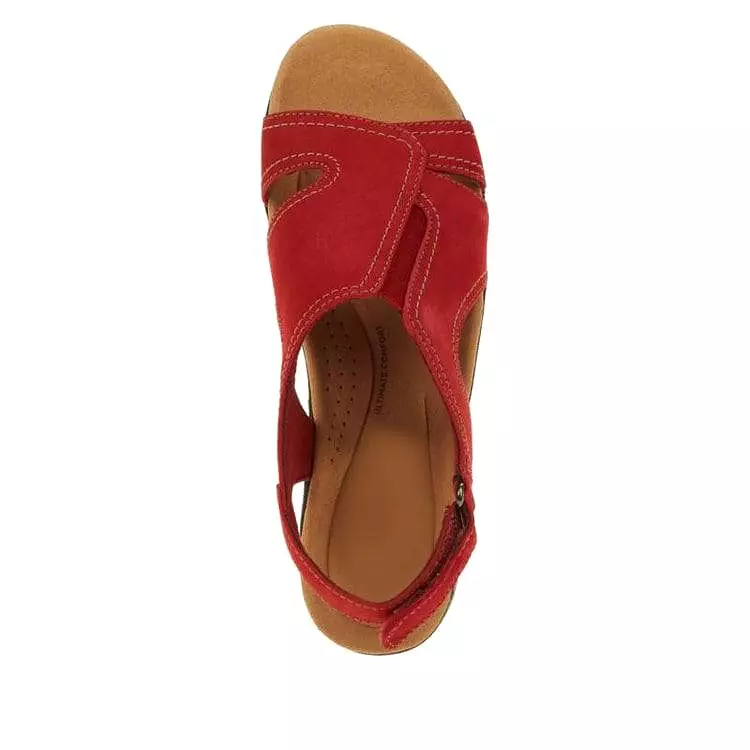 Libiyi Summer Velcro Fish Mouth Casual Women's Sandals