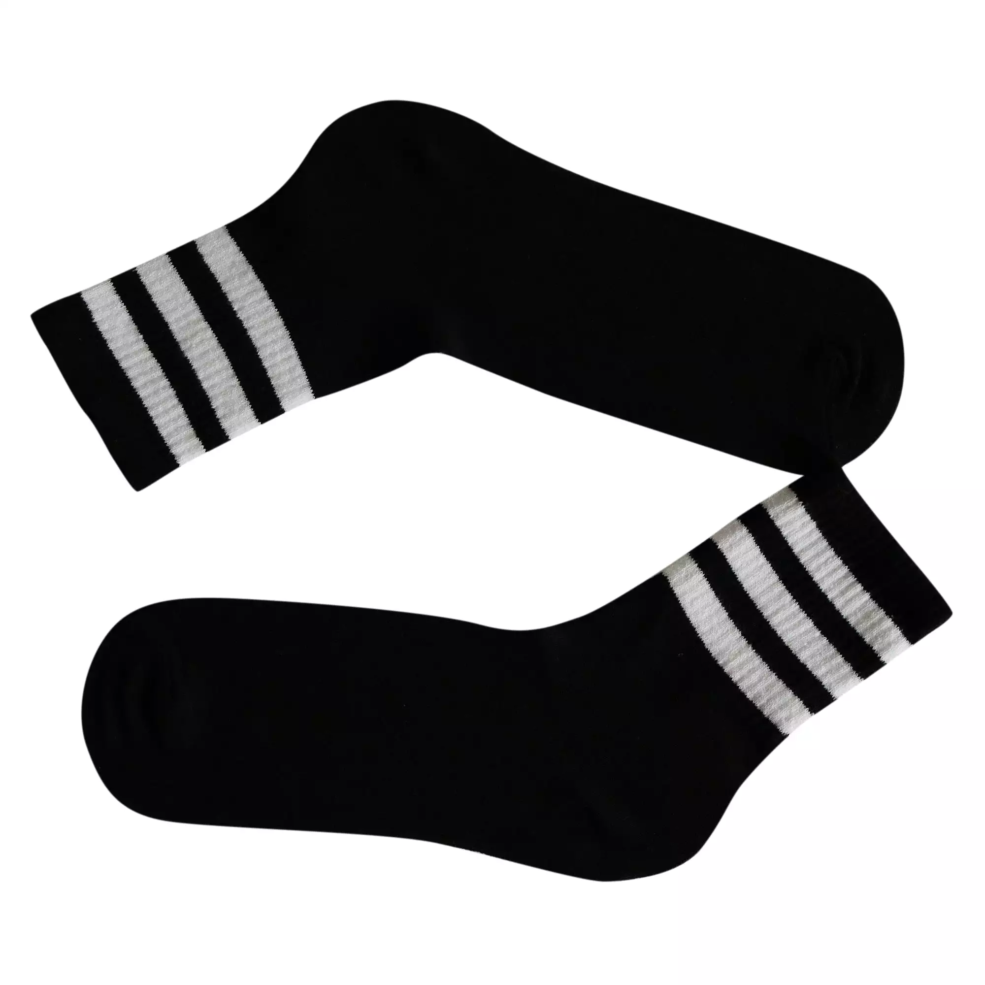 Louluu Women 3stripe Tennis Socks 3 Pairs - Box -4