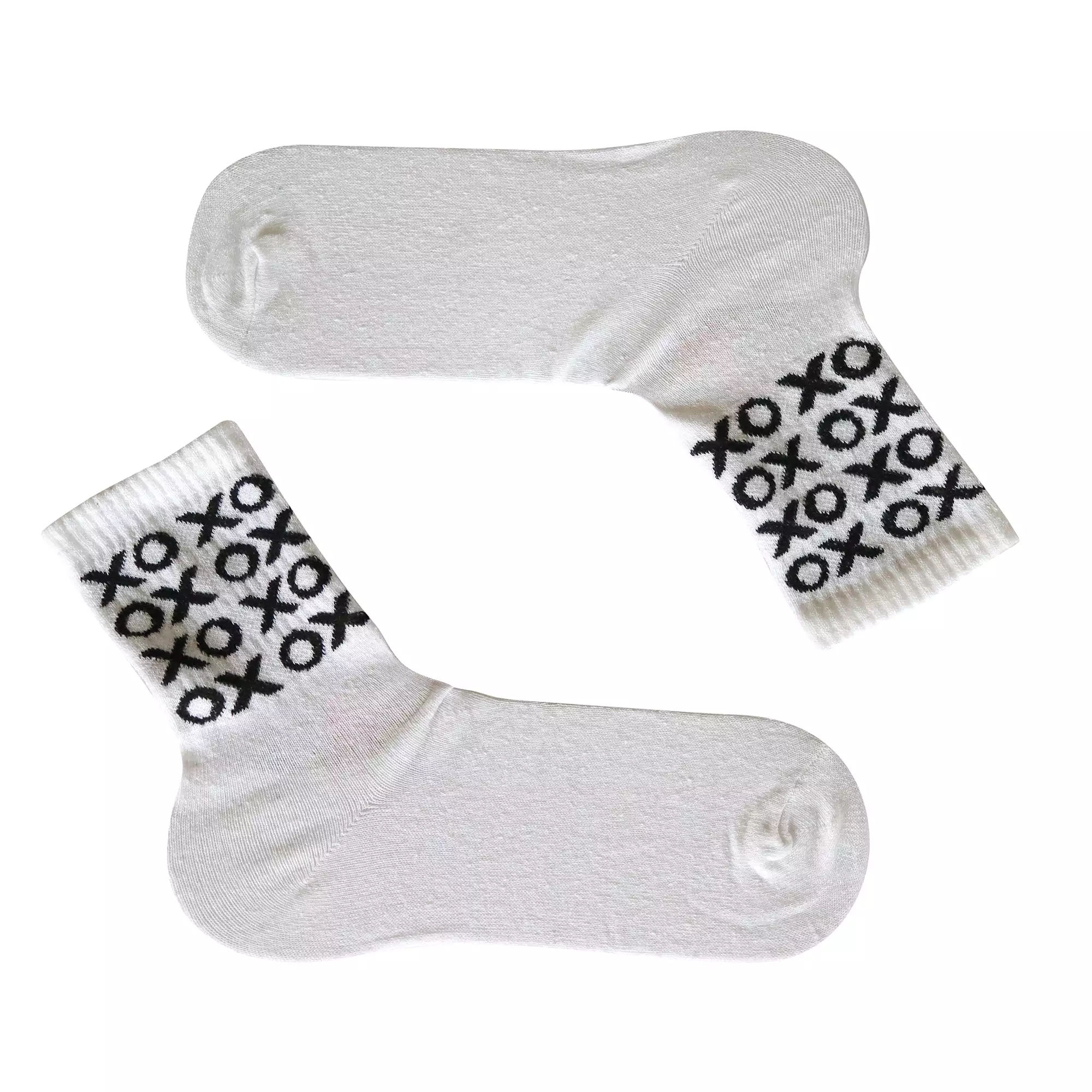 Louluu Women Xox Design Tennis Ankle Socks Box1