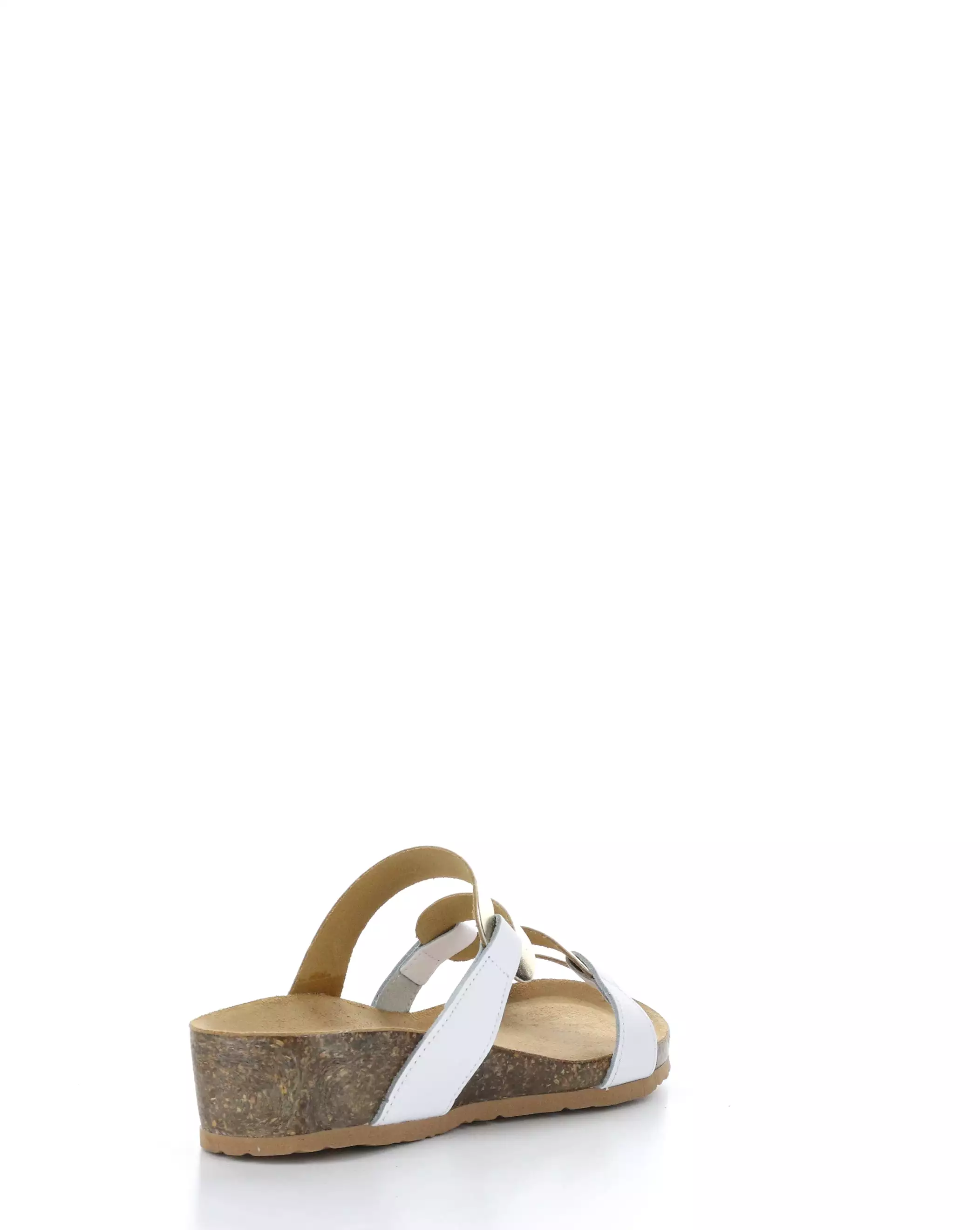 LUZZI WHITE/PLATINUM Slip-on Sandals