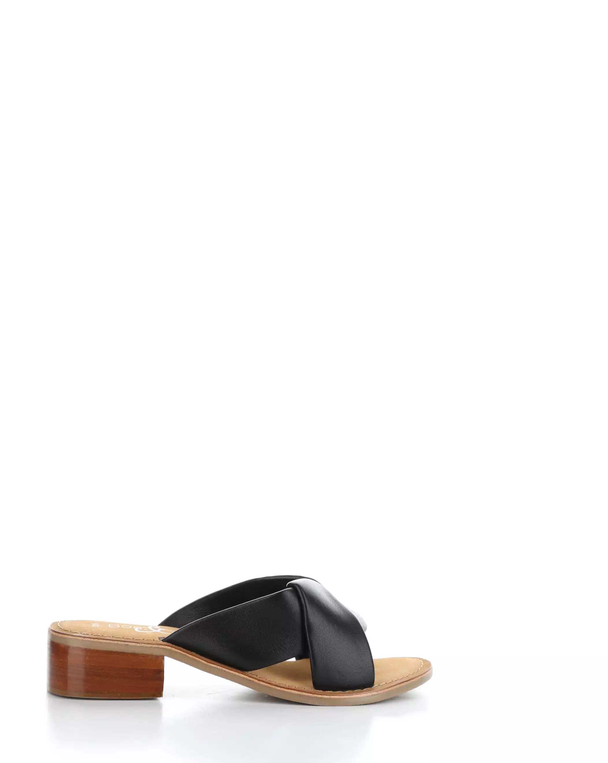 MALVY BLACK Slip-on Sandals