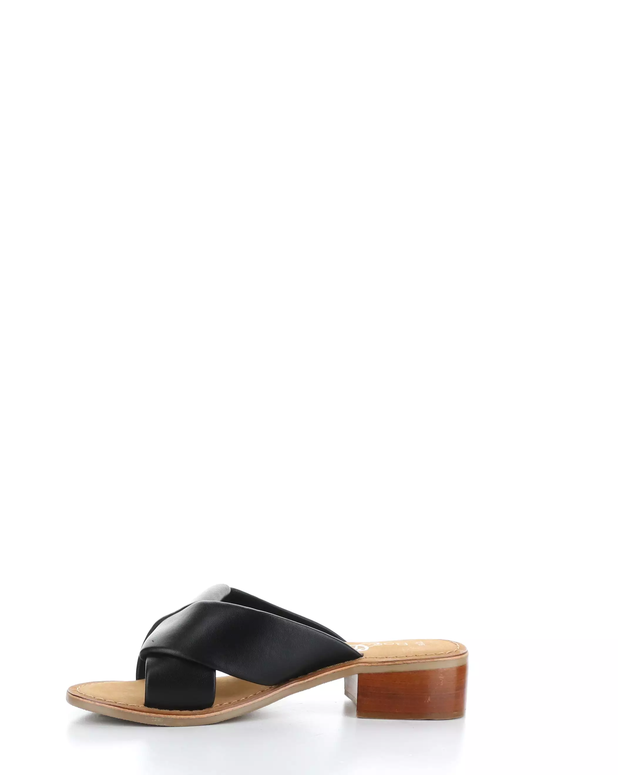 MALVY BLACK Slip-on Sandals