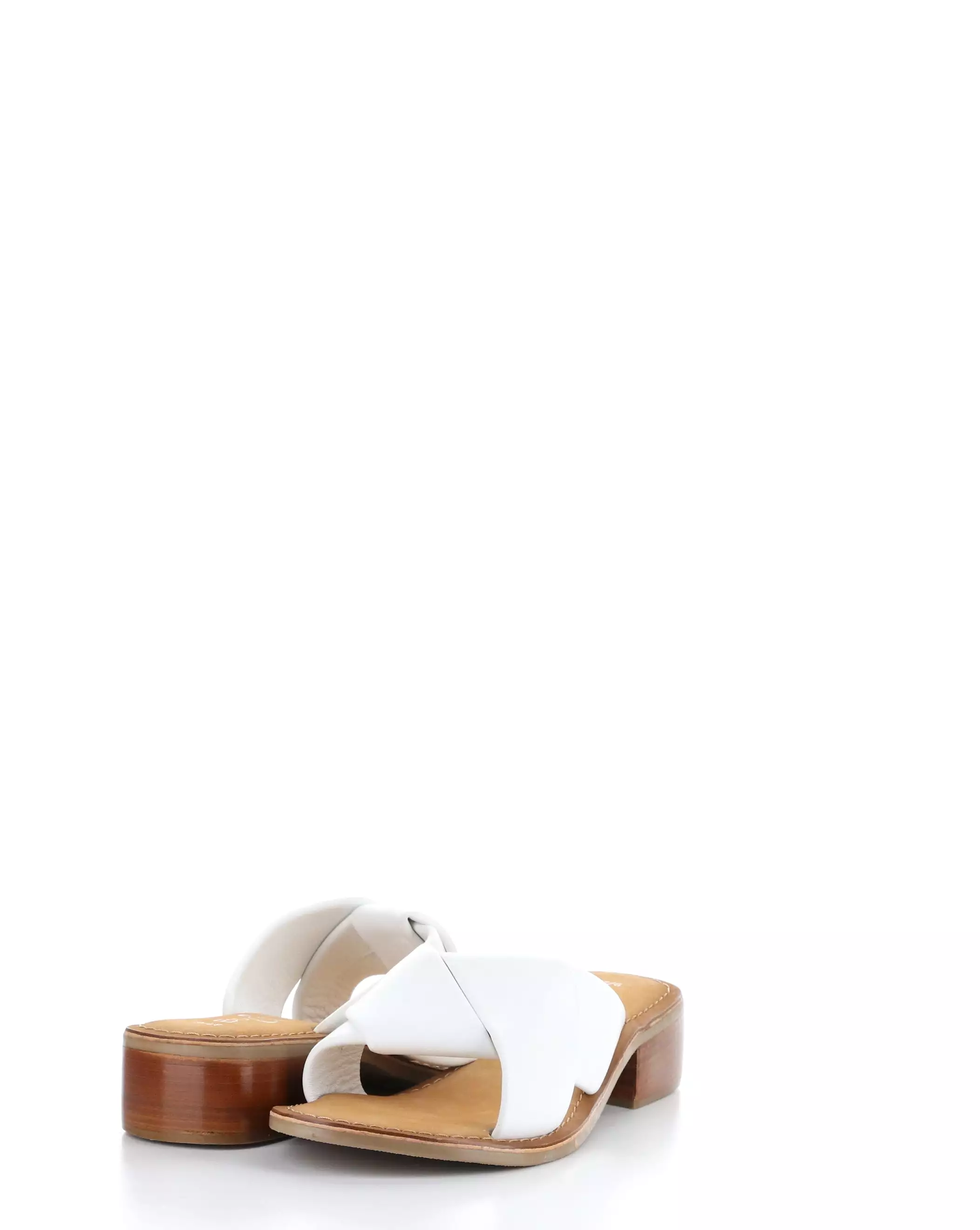 MALVY WHITE Slip-on Sandals