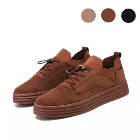 Men Fashion Casual Sneakers Flat Heel Leisure Walking Shoes Low Top Lace-Up Shoe