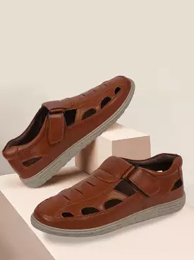 Men Tan Shoe Style Fashion Sandals